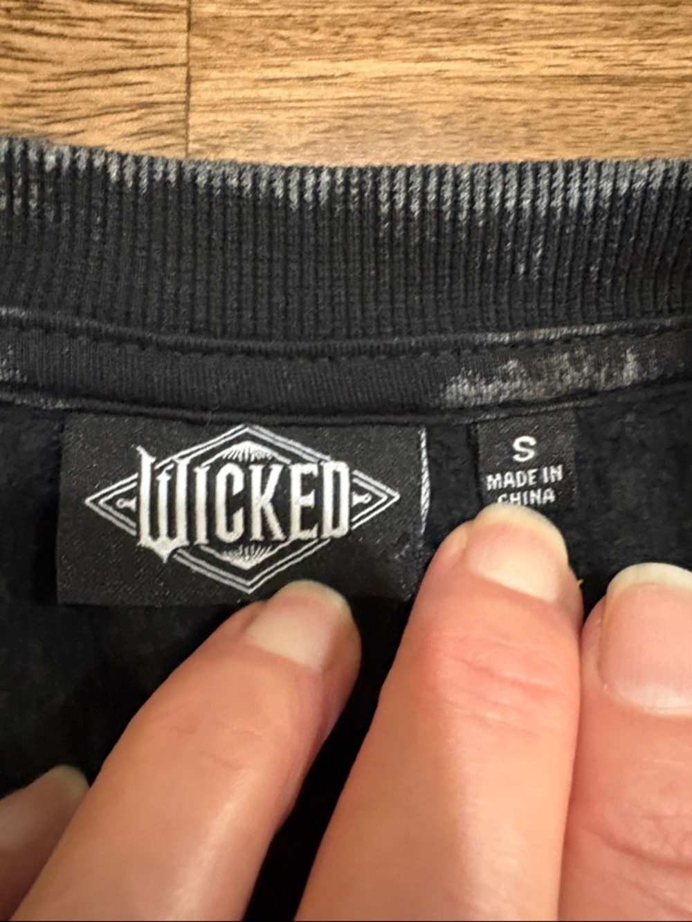 Wicked sweatshirt. Small. Black. Like new. - Picture 3 of 7